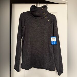 Columbia Charcoal Cowl Neck Sweater